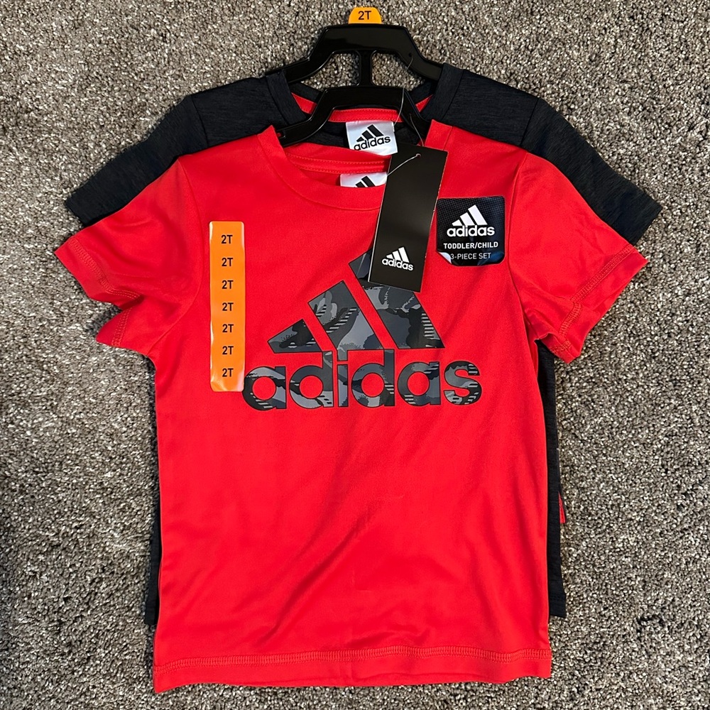 Boys Adidas Shirts and Shorts set 2T